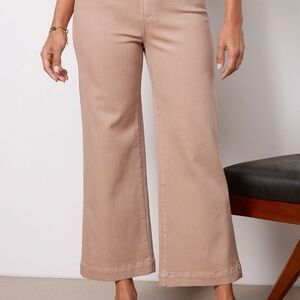 Paige Anessa coated denim jeans.